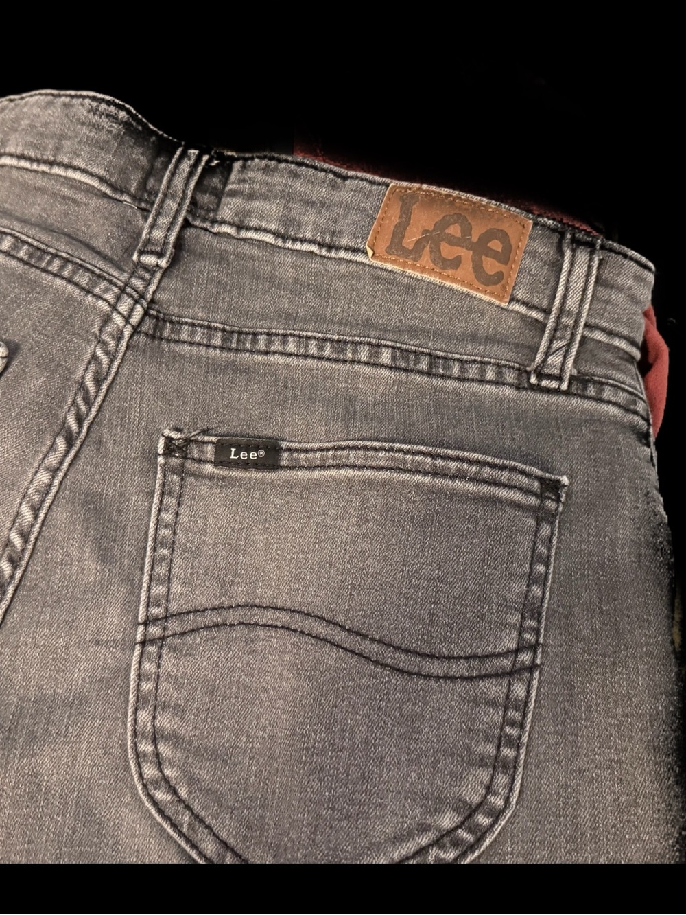 Lee Women’s Charcoal Gray Flare Jeans